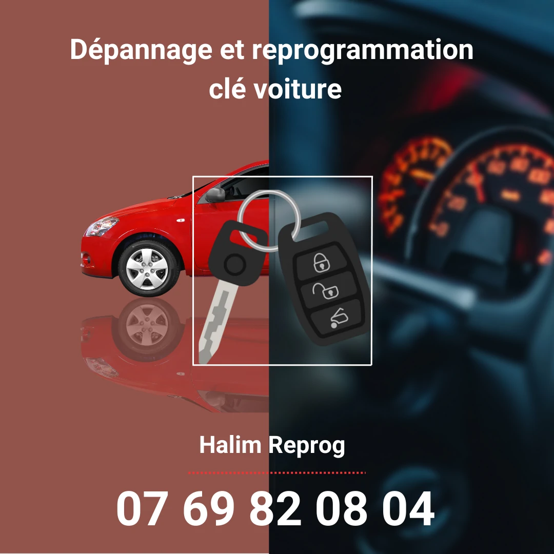 Dépannage et reprogrammation de clé de voiture, SOS serrurier 24/7.